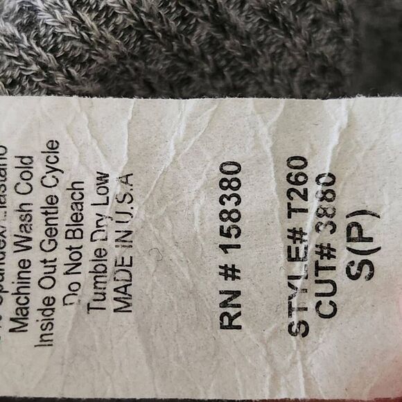 Vintage Korye cowl neck dolman tunic sweater lagenlook small gray - Picture 8 of 8